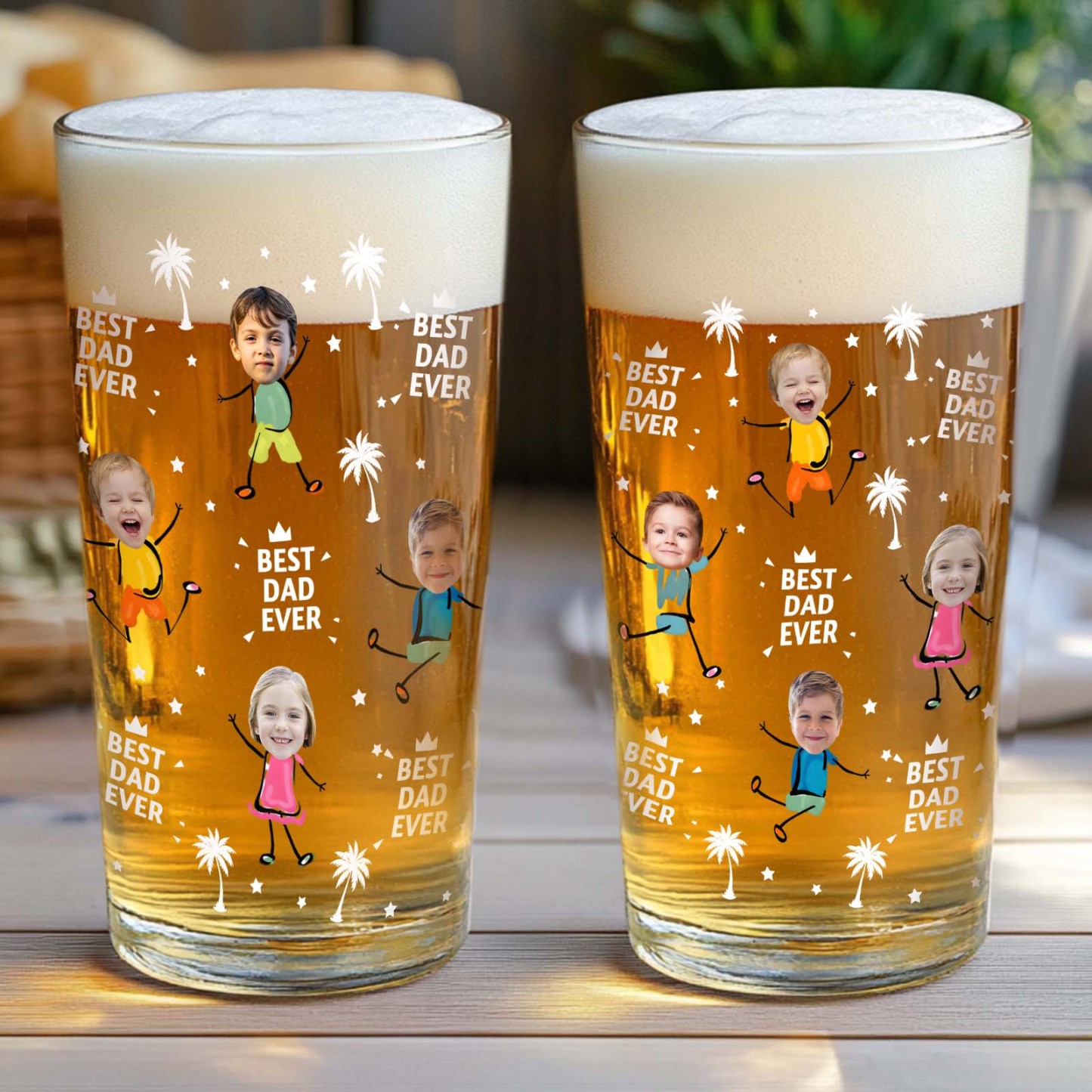 Foto Personalizada Mejor Papá Abuelo Siempre Vaso De Cerveza, Regalo Personalizado Del Día Del Padre, Regalos Fotográficos Personalizados, Regalos Del Abuelo - miscalcetinescaramx