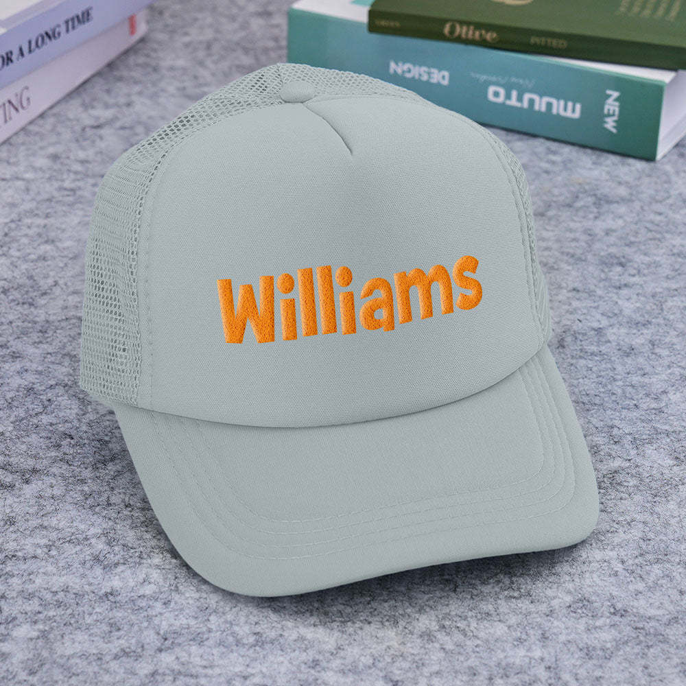 Sombrero De Camionero Con Estampado PUFF Personalizado, Sombrero De Espuma Personalizado, Gorras Personalizadas, Estampado De Hojaldre 3D, Gorra De Béisbol, Sombrero De Camionero Con Espalda De Malla, Sombrero De 5 Paneles - miscalcetinescaramx