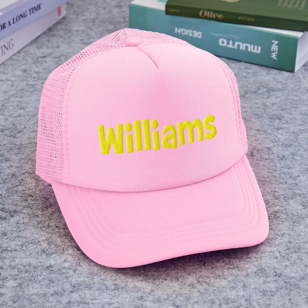 Sombrero De Camionero Con Estampado PUFF Personalizado, Sombrero De Espuma Personalizado, Gorras Personalizadas, Estampado De Hojaldre 3D, Gorra De Béisbol, Sombrero De Camionero Con Espalda De Malla, Sombrero De 5 Paneles - miscalcetinescaramx