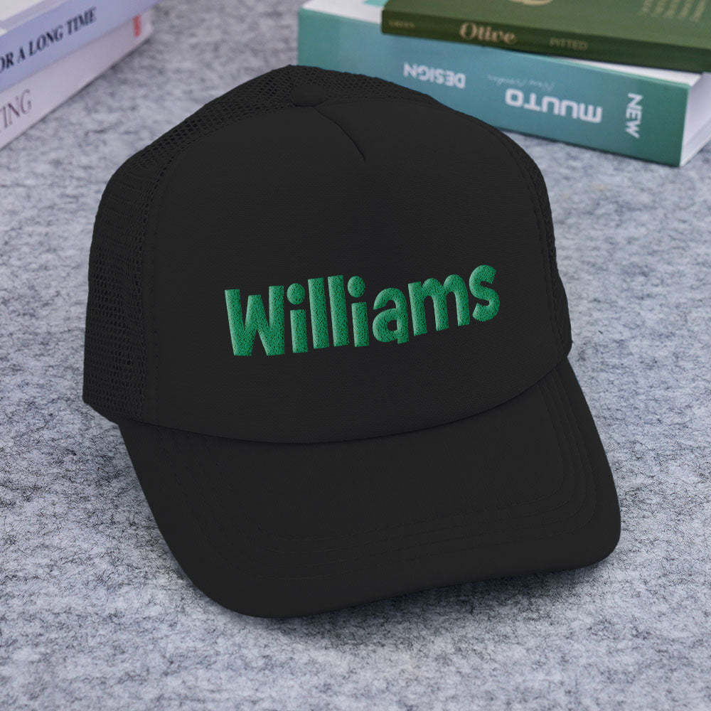 Sombrero De Camionero Con Estampado PUFF Personalizado, Sombrero De Espuma Personalizado, Gorras Personalizadas, Estampado De Hojaldre 3D, Gorra De Béisbol, Sombrero De Camionero Con Espalda De Malla, Sombrero De 5 Paneles - miscalcetinescaramx