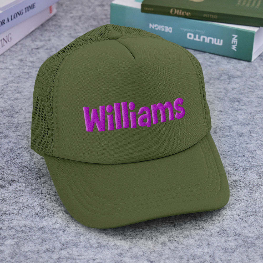 Sombrero De Camionero Con Estampado PUFF Personalizado, Sombrero De Espuma Personalizado, Gorras Personalizadas, Estampado De Hojaldre 3D, Gorra De Béisbol, Sombrero De Camionero Con Espalda De Malla, Sombrero De 5 Paneles - miscalcetinescaramx