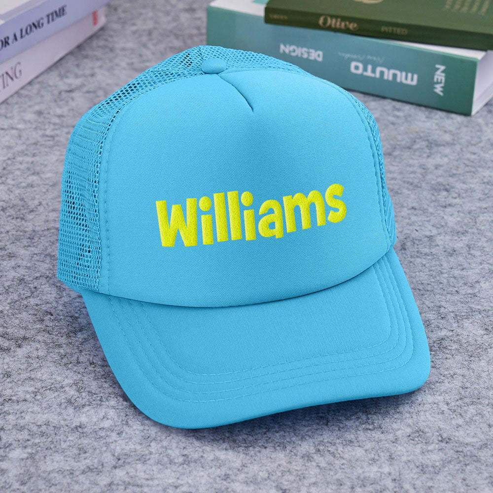 Sombrero De Camionero Con Estampado PUFF Personalizado, Sombrero De Espuma Personalizado, Gorras Personalizadas, Estampado De Hojaldre 3D, Gorra De Béisbol, Sombrero De Camionero Con Espalda De Malla, Sombrero De 5 Paneles - miscalcetinescaramx