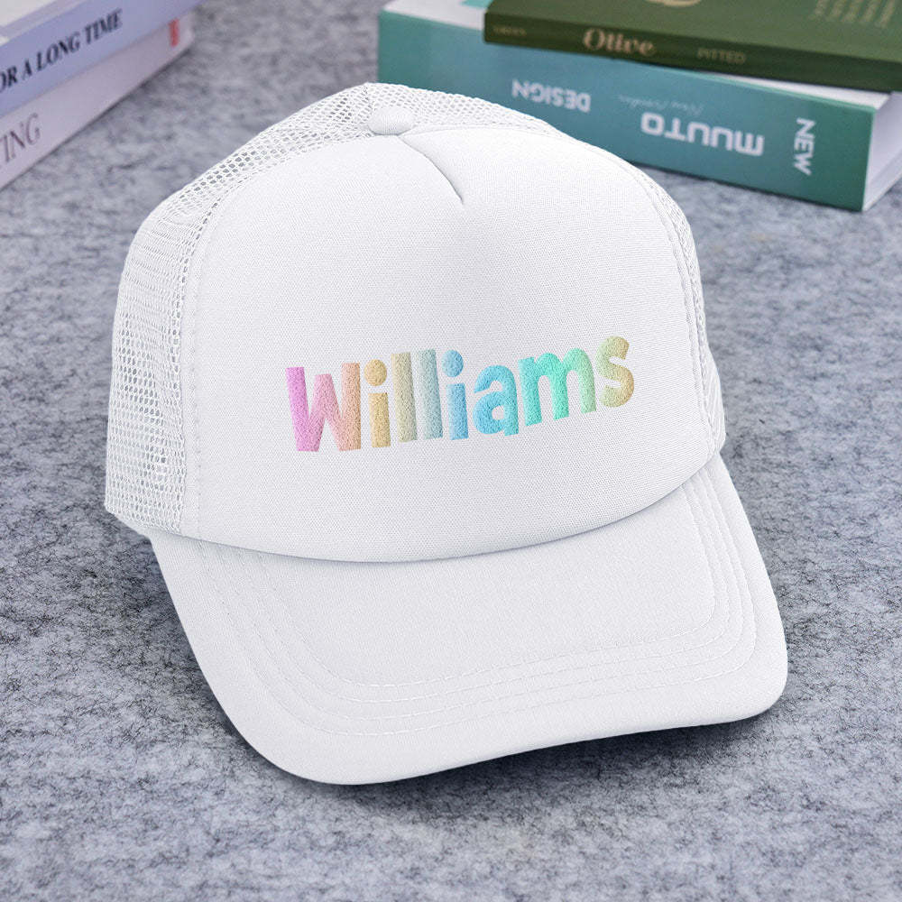 Sombrero De Camionero Con Estampado PUFF Personalizado, Sombrero De Espuma Personalizado, Gorras Personalizadas, Estampado De Hojaldre 3D, Gorra De Béisbol, Sombrero De Camionero Con Espalda De Malla, Sombrero De 5 Paneles - miscalcetinescaramx