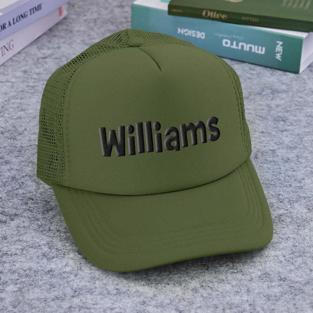 Sombrero De Camionero Con Estampado PUFF Personalizado, Sombrero De Espuma Personalizado, Gorras Personalizadas, Estampado De Hojaldre 3D, Gorra De Béisbol, Sombrero De Camionero Con Espalda De Malla, Sombrero De 5 Paneles - miscalcetinescaramx