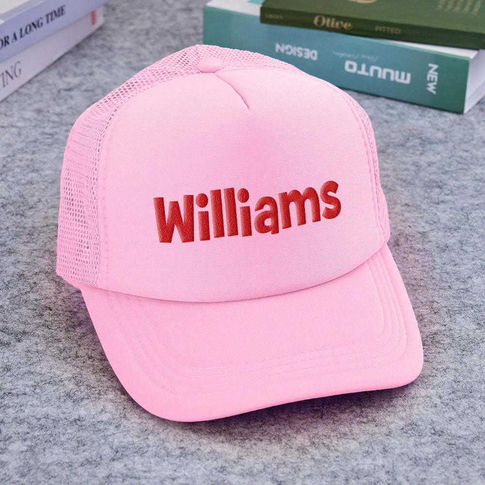 Sombrero De Camionero Con Estampado PUFF Personalizado, Sombrero De Espuma Personalizado, Gorras Personalizadas, Estampado De Hojaldre 3D, Gorra De Béisbol, Sombrero De Camionero Con Espalda De Malla, Sombrero De 5 Paneles - miscalcetinescaramx
