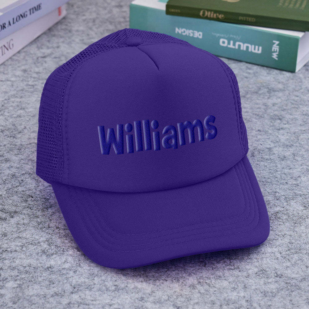 Sombrero De Camionero Con Estampado PUFF Personalizado, Sombrero De Espuma Personalizado, Gorras Personalizadas, Estampado De Hojaldre 3D, Gorra De Béisbol, Sombrero De Camionero Con Espalda De Malla, Sombrero De 5 Paneles - miscalcetinescaramx