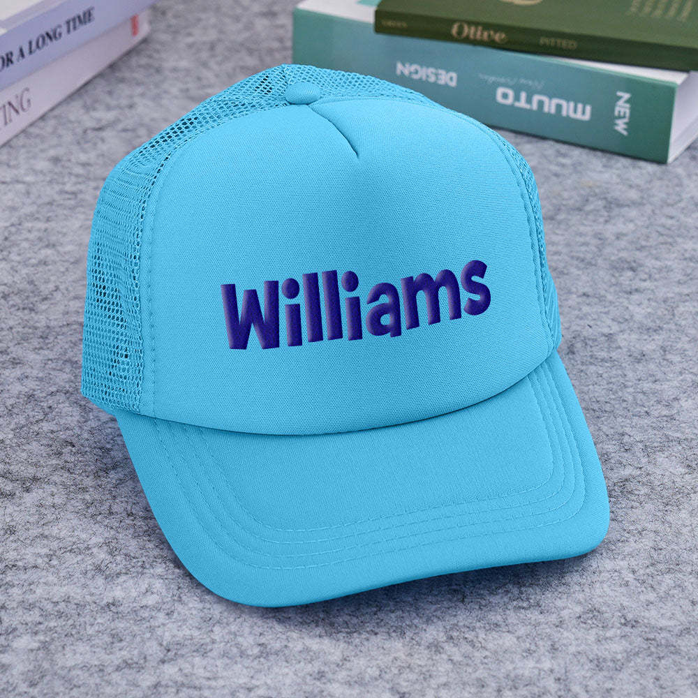 Sombrero De Camionero Con Estampado PUFF Personalizado, Sombrero De Espuma Personalizado, Gorras Personalizadas, Estampado De Hojaldre 3D, Gorra De Béisbol, Sombrero De Camionero Con Espalda De Malla, Sombrero De 5 Paneles - miscalcetinescaramx