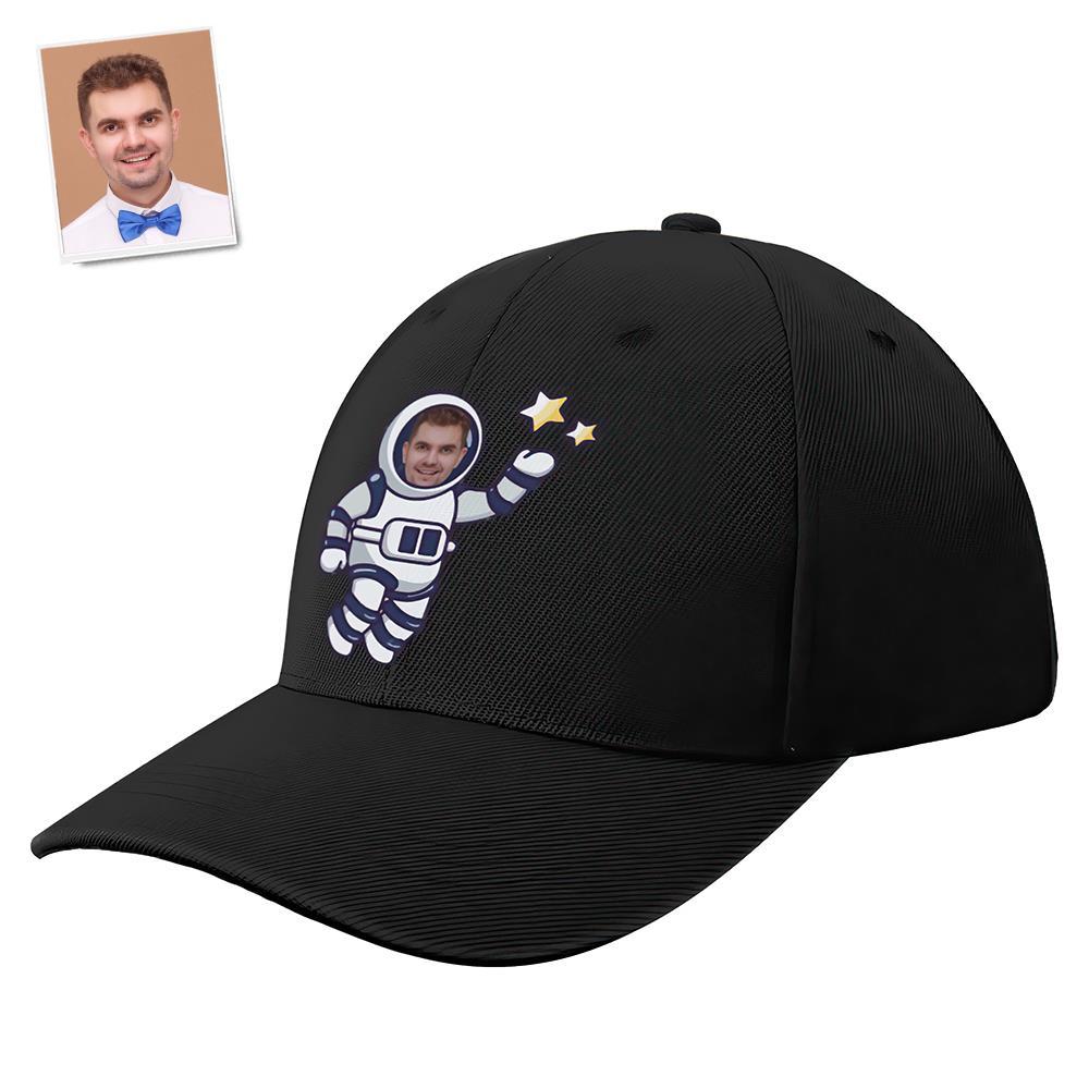 Gorra Personalizada Cara Personalizada Gorras De Béisbol Astronauta Impreso Moda Gorras Regalo Adultos Unisex - MyFaceSocksMX
