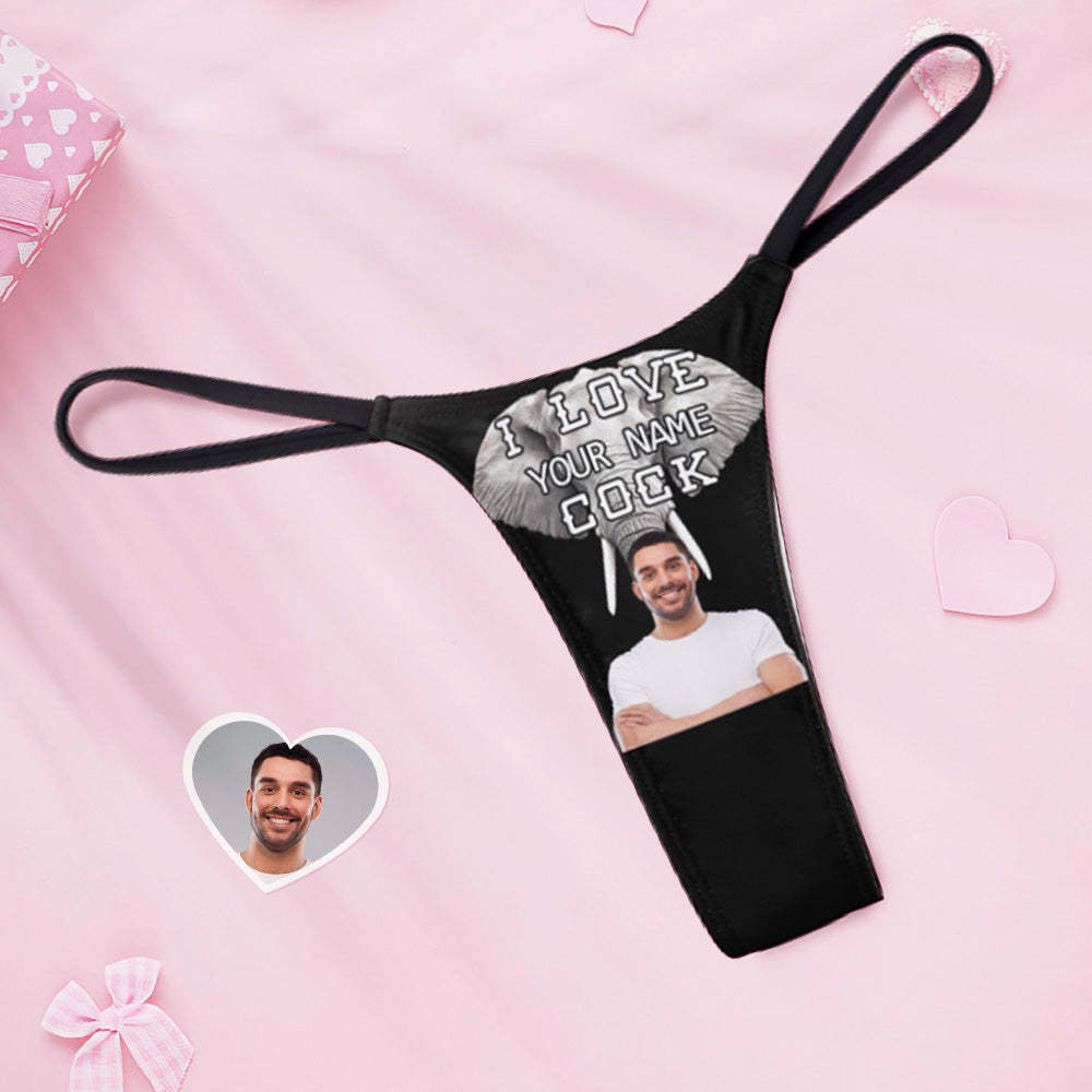 Cara Personalizada En La Ropa Interior De Las Mujeres Tangas Panty Regalos Del Día De San Valentín - MyFaceSocksMX