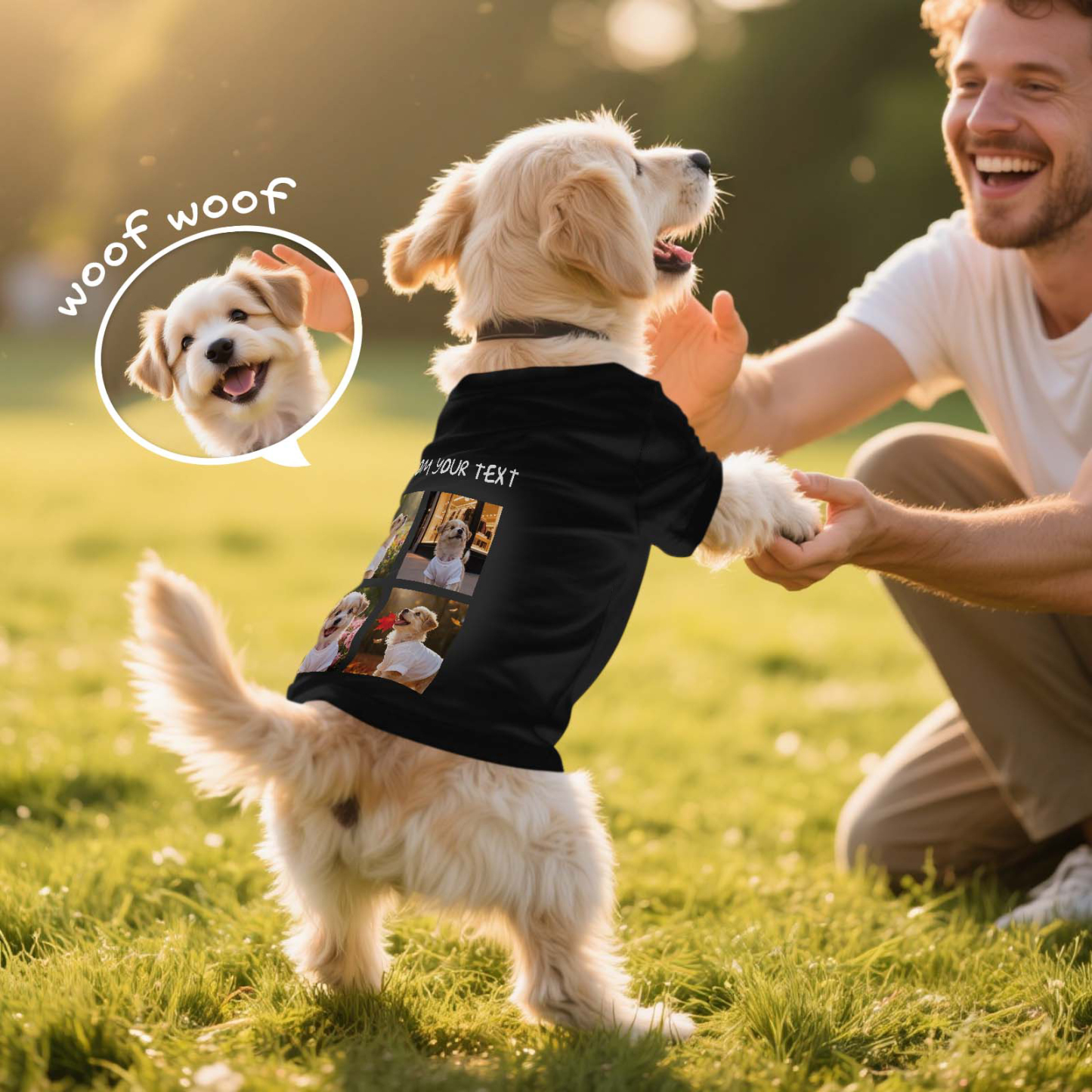 Camiseta Personalizada Con Foto Y Texto Para Perro, Ideal Como Regalo Para Amantes De Las Mascotas. - miscalcetinescaramx