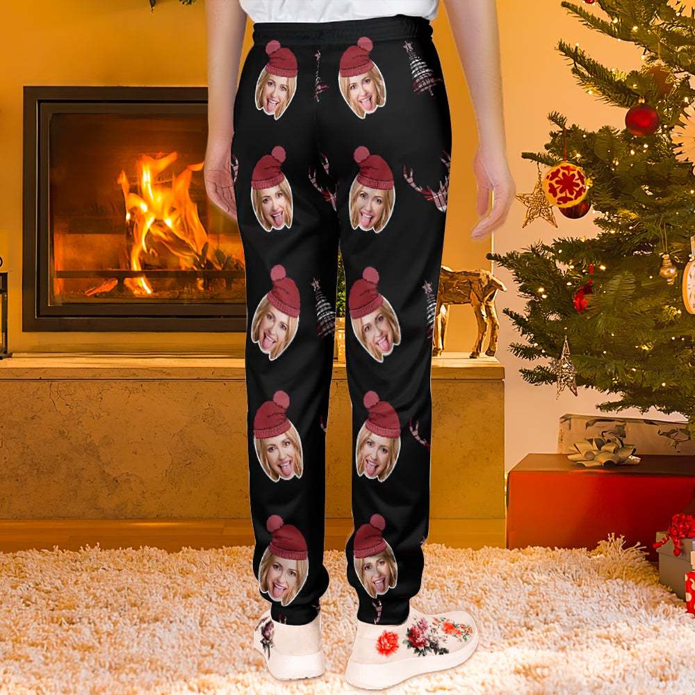 Custom Girlfriend Face Sweatpants Unisex Joggers Regalo Para Amante - MyFaceSocksMX