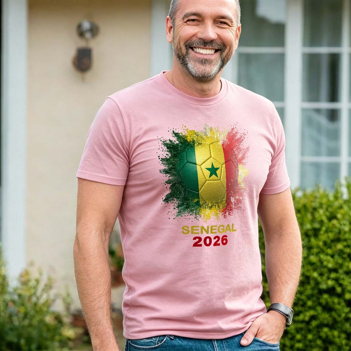 Camiseta con bandera nacional del Campeonato Internacional de Fútbol 2026, colección mundial de fans - miscalcetinescaramx