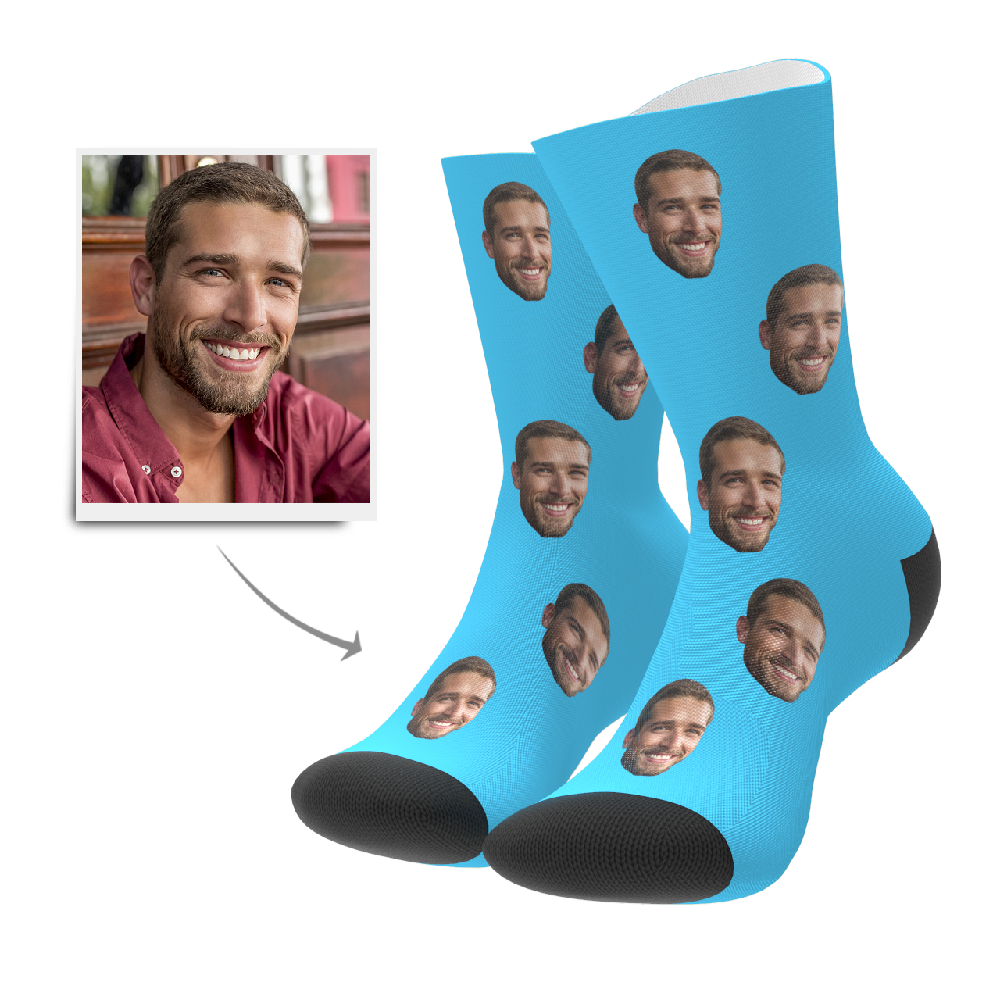 Calcetines personalizados con foto de cara
