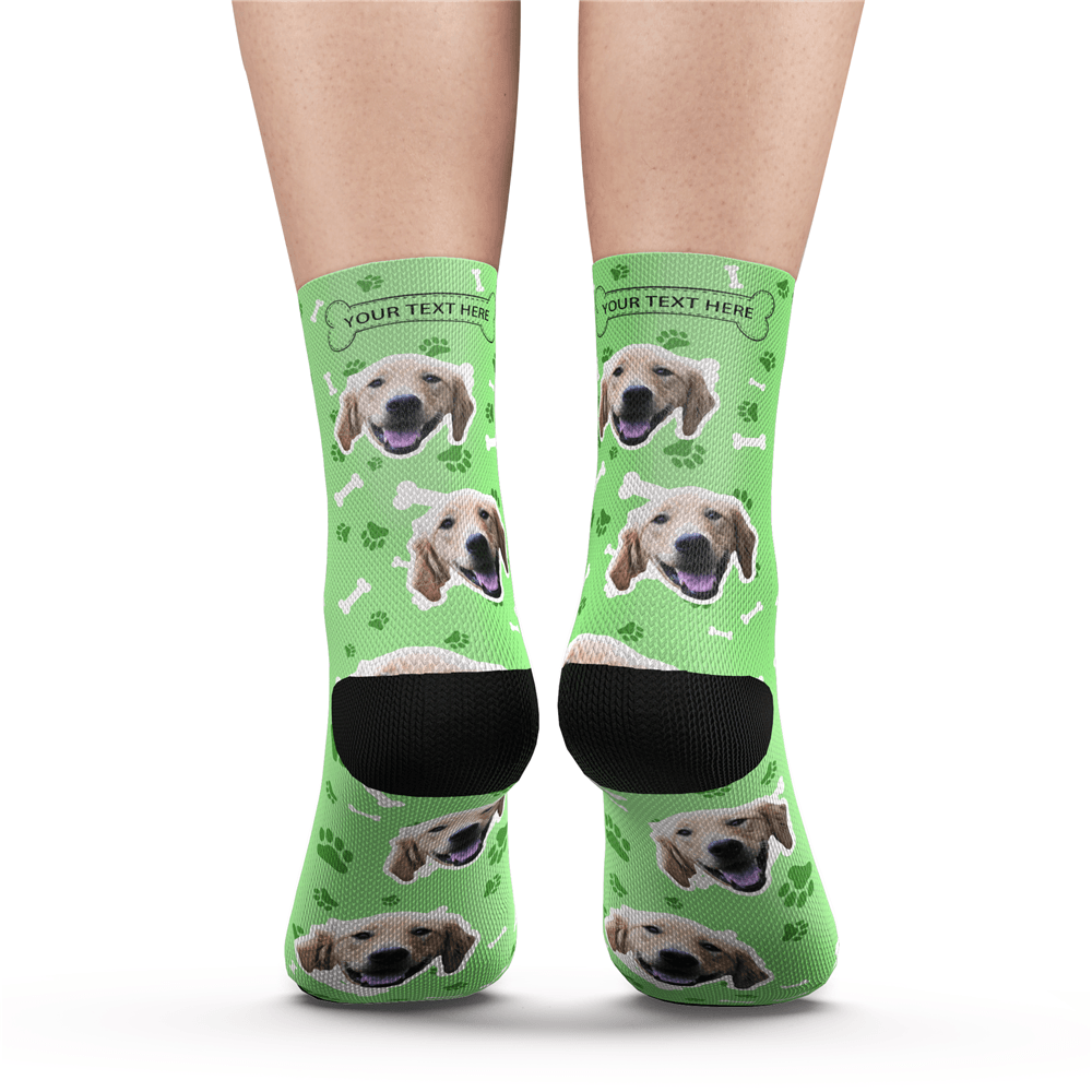 Calcetines Perro Personalizados Con Texto