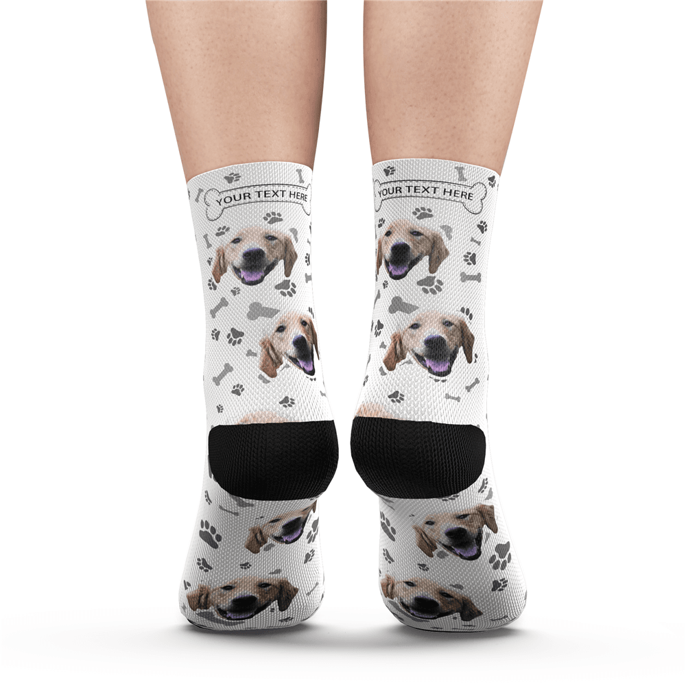 Calcetines Perro Personalizados Con Texto
