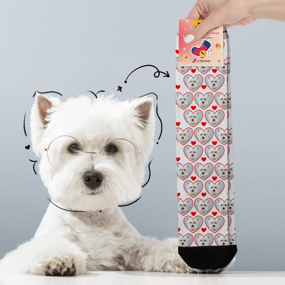 Calcetines Personalizados Con Caras, Transpirables Y Multifacéticos, Con Fotos Coloridas Y Texto 'te Amo', Regalo. - miscalcetinescaramx