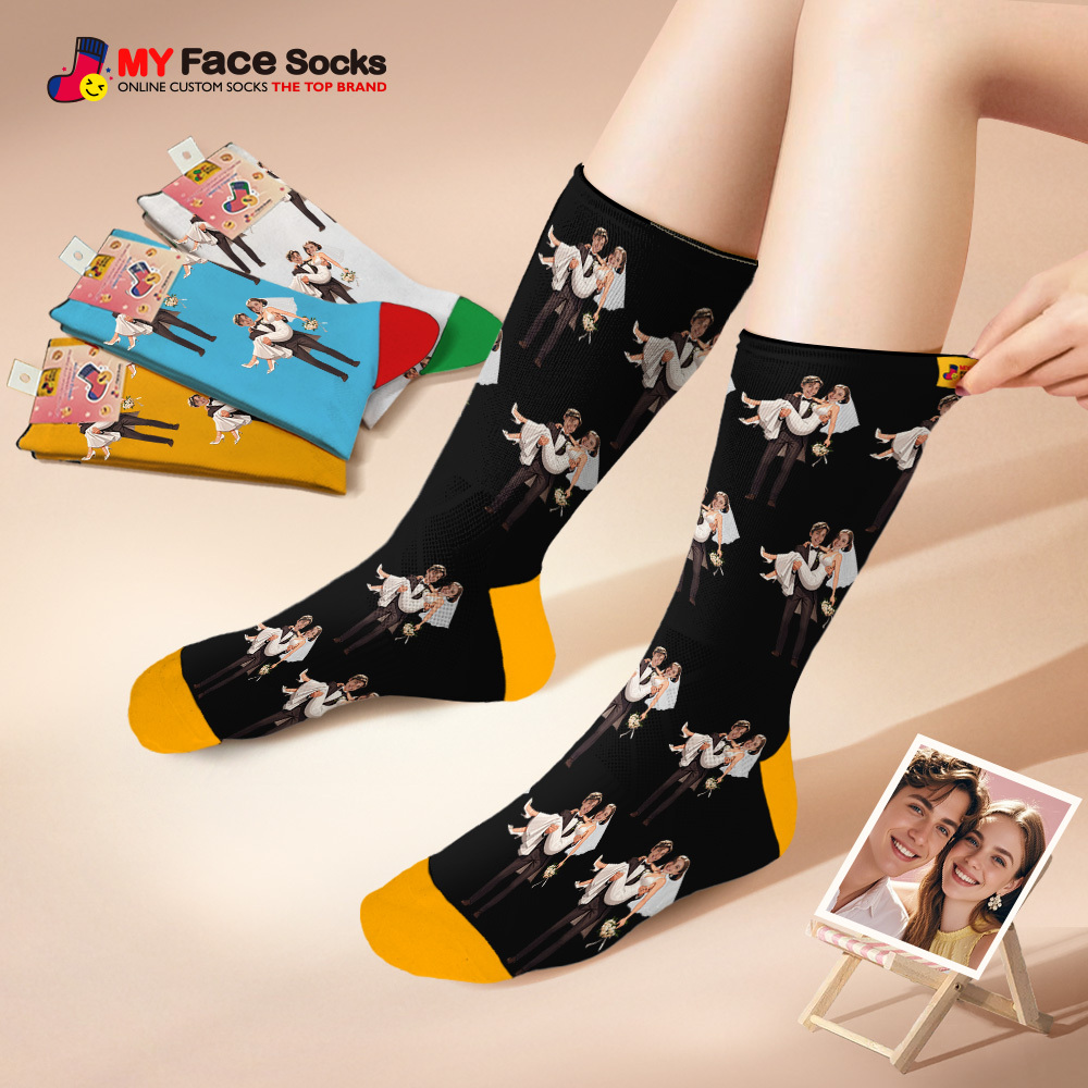 Calcetines Con Cara Personalizados #bff Agrega Varias Fotos Regalo Para Mejores Amigas Calcetines Con Cara Personalizados - miscalcetinescaramx
