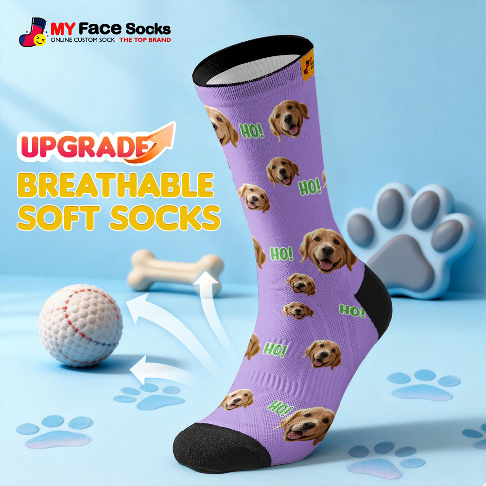 Calcetines Personalizados Con Temática De Mascota Linda, Calcetines De Regalo Personalizados Para Amantes De Las Mascotas Con Foto - miscalcetinescaramx