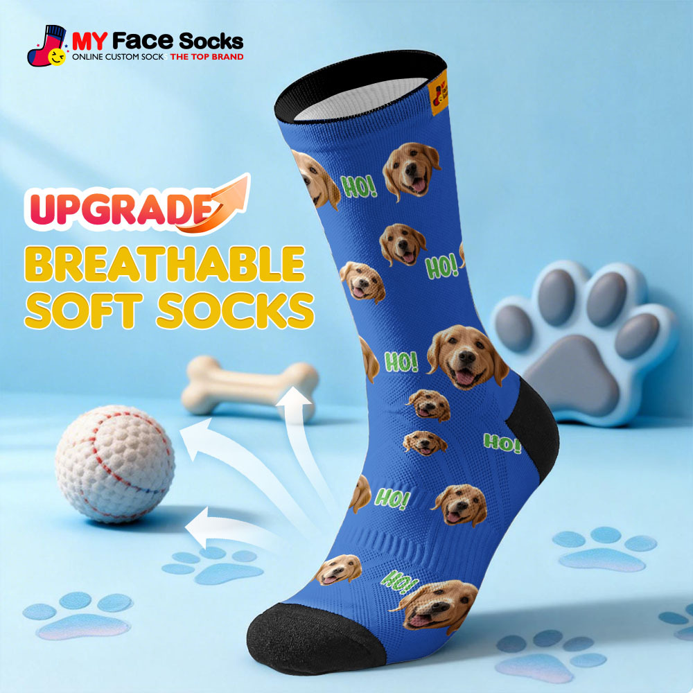 Calcetines Personalizados Con Temática De Mascota Linda, Calcetines De Regalo Personalizados Para Amantes De Las Mascotas Con Foto - miscalcetinescaramx