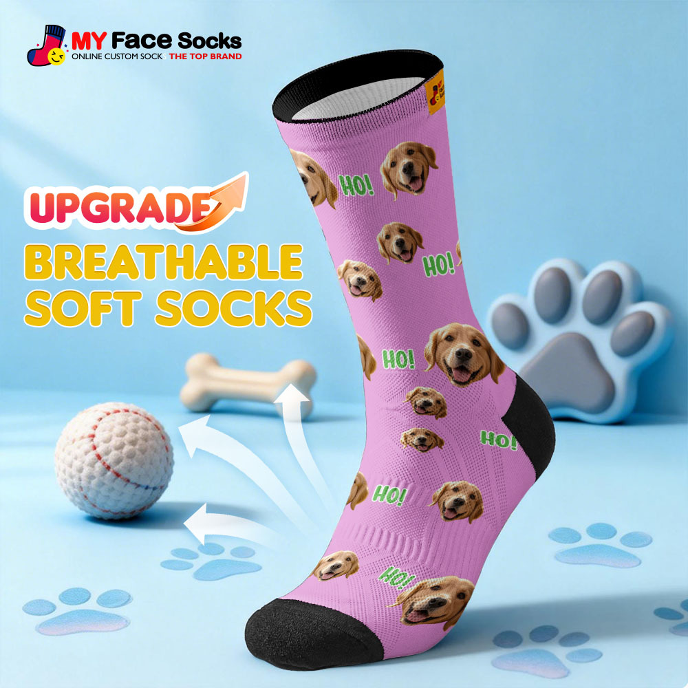 Calcetines Personalizados Con Temática De Mascota Linda, Calcetines De Regalo Personalizados Para Amantes De Las Mascotas Con Foto - miscalcetinescaramx