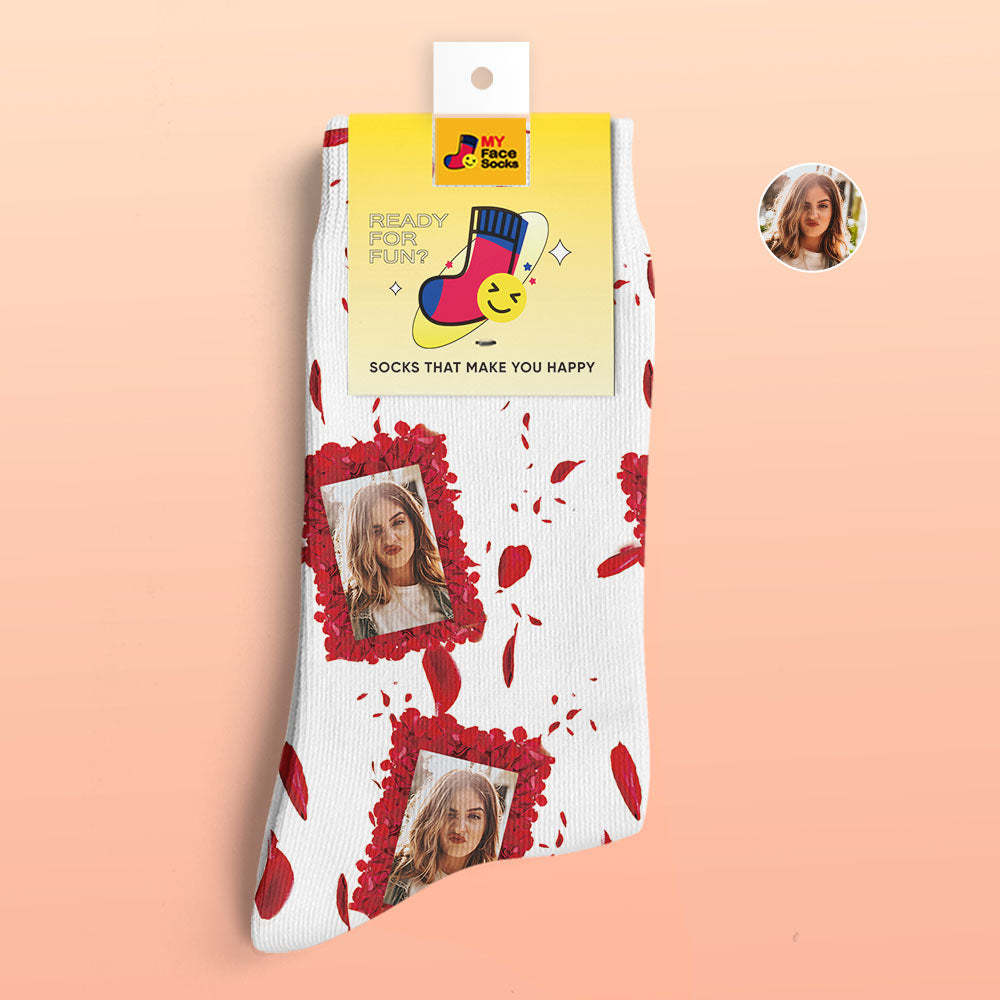 Calcetines Impresos Digitalmente En 3d Personalizados Todos Nuestros Mejores Calcetines Faciales Para El Día De San Valentín - MyFaceSocksMX