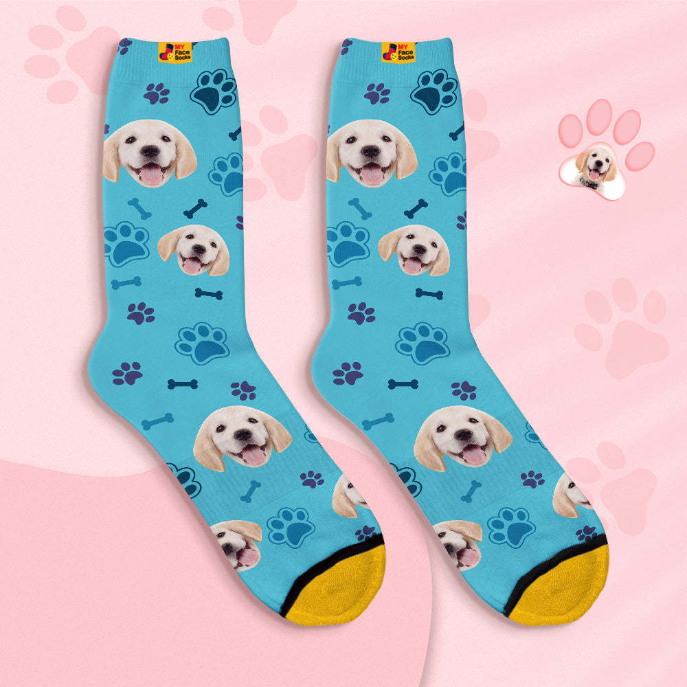 Calcetines De Cara Personalizados Calcetines Impresos Digitales 3d Personalizados-cara De Perro - MyFaceSocksMX