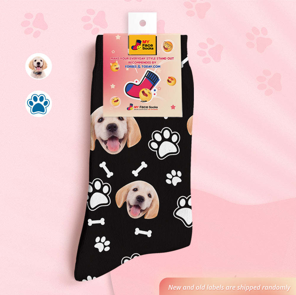 Calcetines De Cara Personalizados Calcetines Impresos Digitales 3d Personalizados-cara De Perro - MyFaceSocksMX