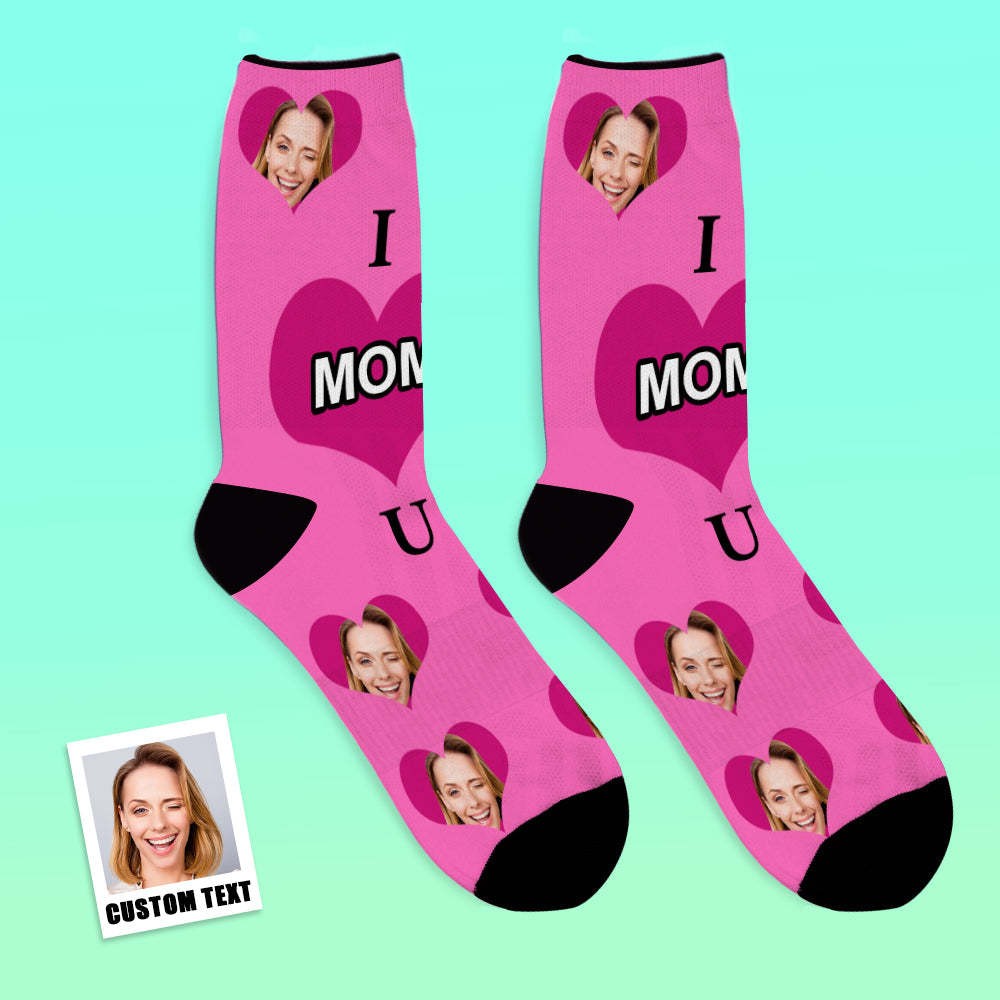 Calcetines De Cara Personalizados I Love Dad - MyFaceSocksMX