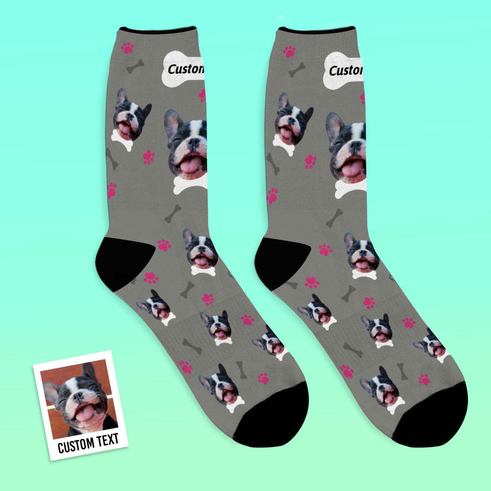 Calcetines Personalizados Para La Cara Calcetines Transpirables Para Fotos Love Pet Socks - MyFaceSocksMX