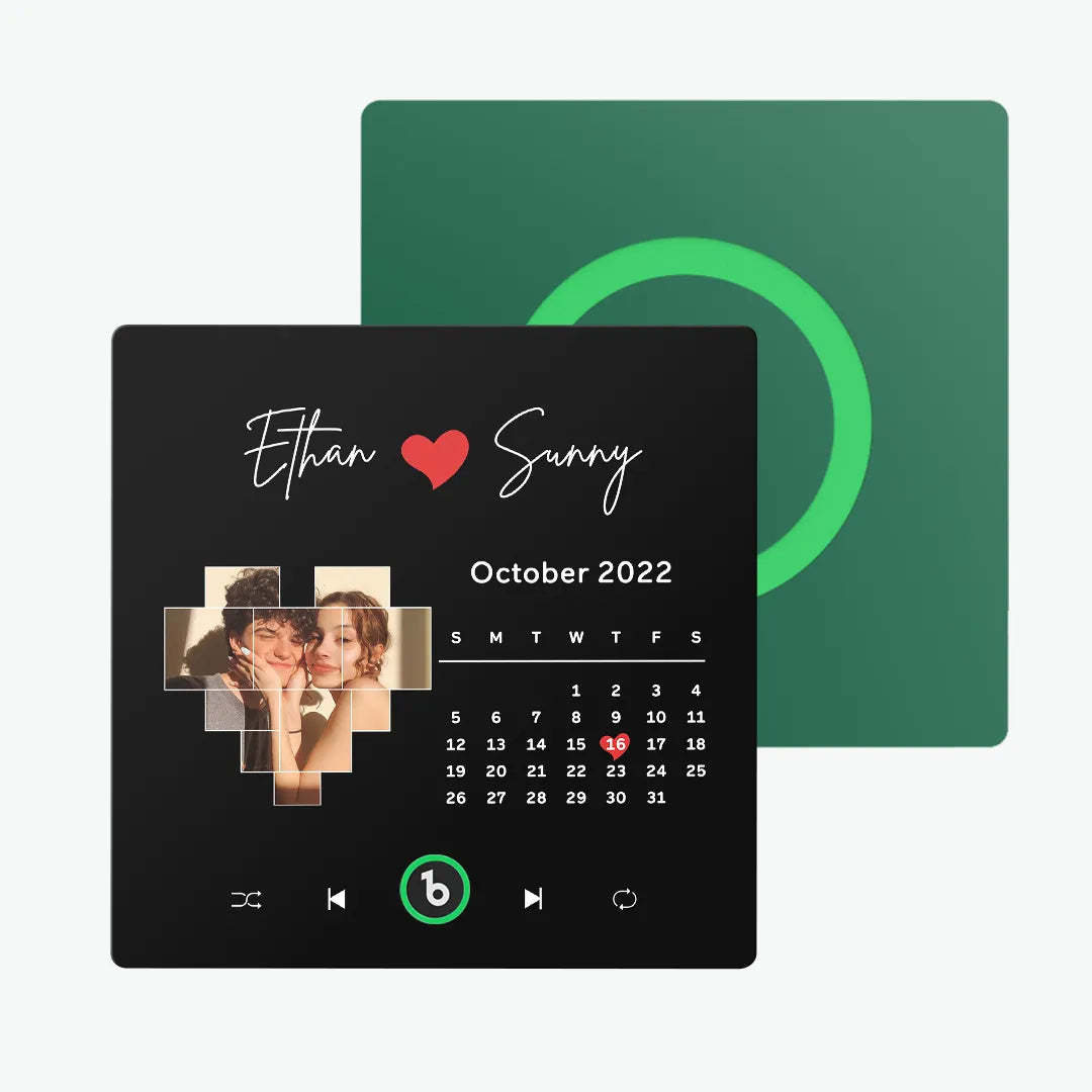 Imán De Nevera De Música Personalizado, Álbum De Marco Colorido, Imán De Nevera, Pegatina De Foto De Pared De Música, Movimiento Musical Que Se Puede Reproducir, Regalo De San Valentín Para Pareja - miscalcetinescaramx