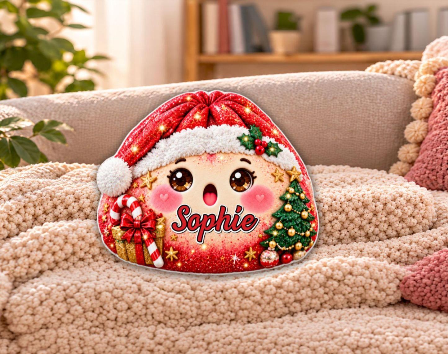 Almohada Personalizada En Forma De Arco Iris, Lindo Personaje Sonriente Abrazado Por Un Niño, Regalo único Para Niños - miscalcetinescaramx