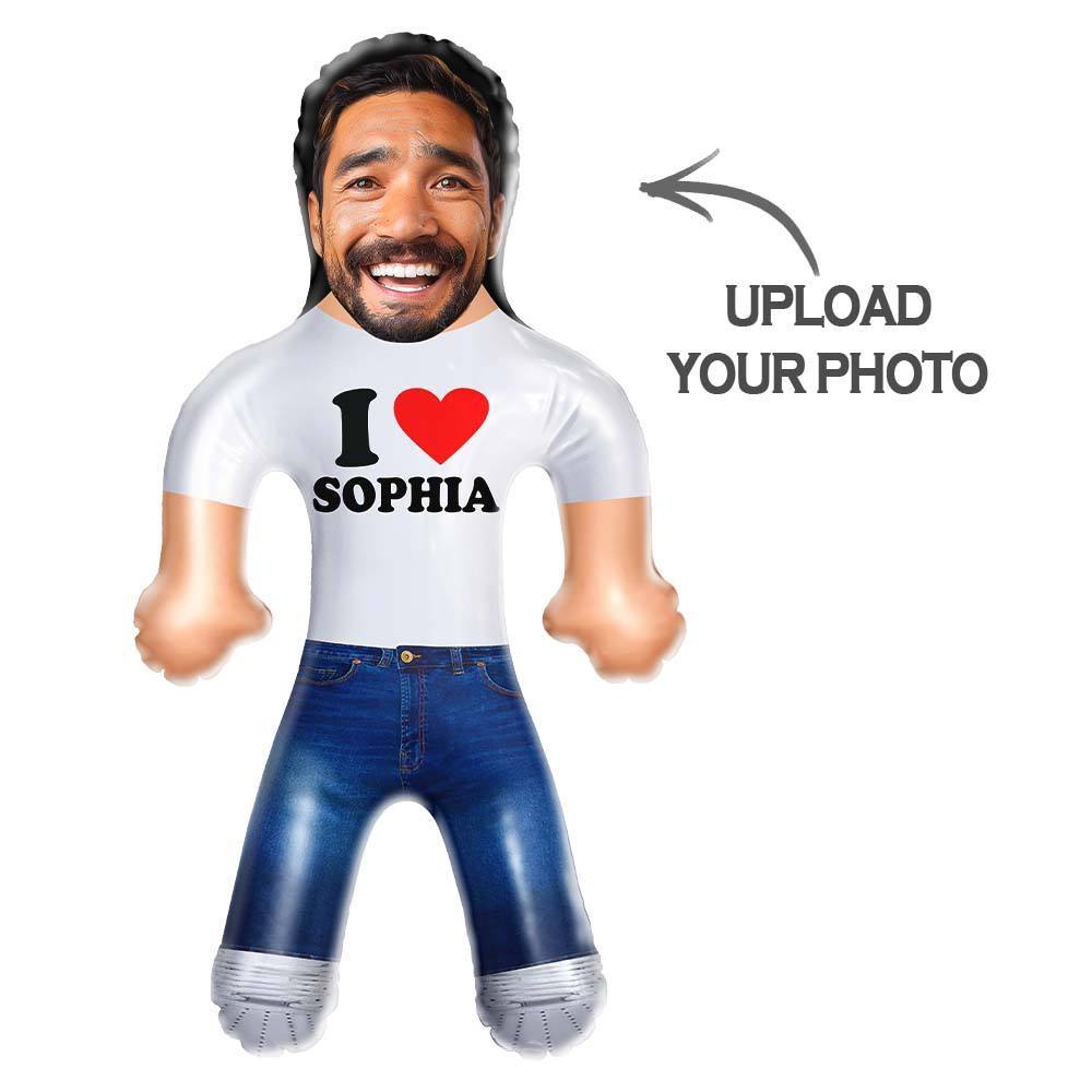 Personalizado I Heart You Blow Up Dolls Regalo De Muñeca Inflable Divertido Personalizado Para Ella - miscalcetinescaramx