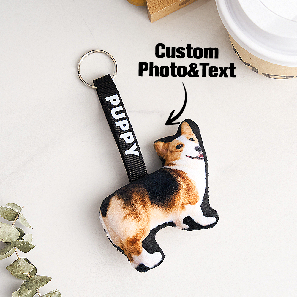 Llavero De Almohada Con Foto Y Texto Personalizado - miscalcetinescaramx