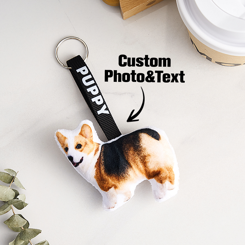 Llavero De Almohada Con Foto Y Texto Personalizado - miscalcetinescaramx