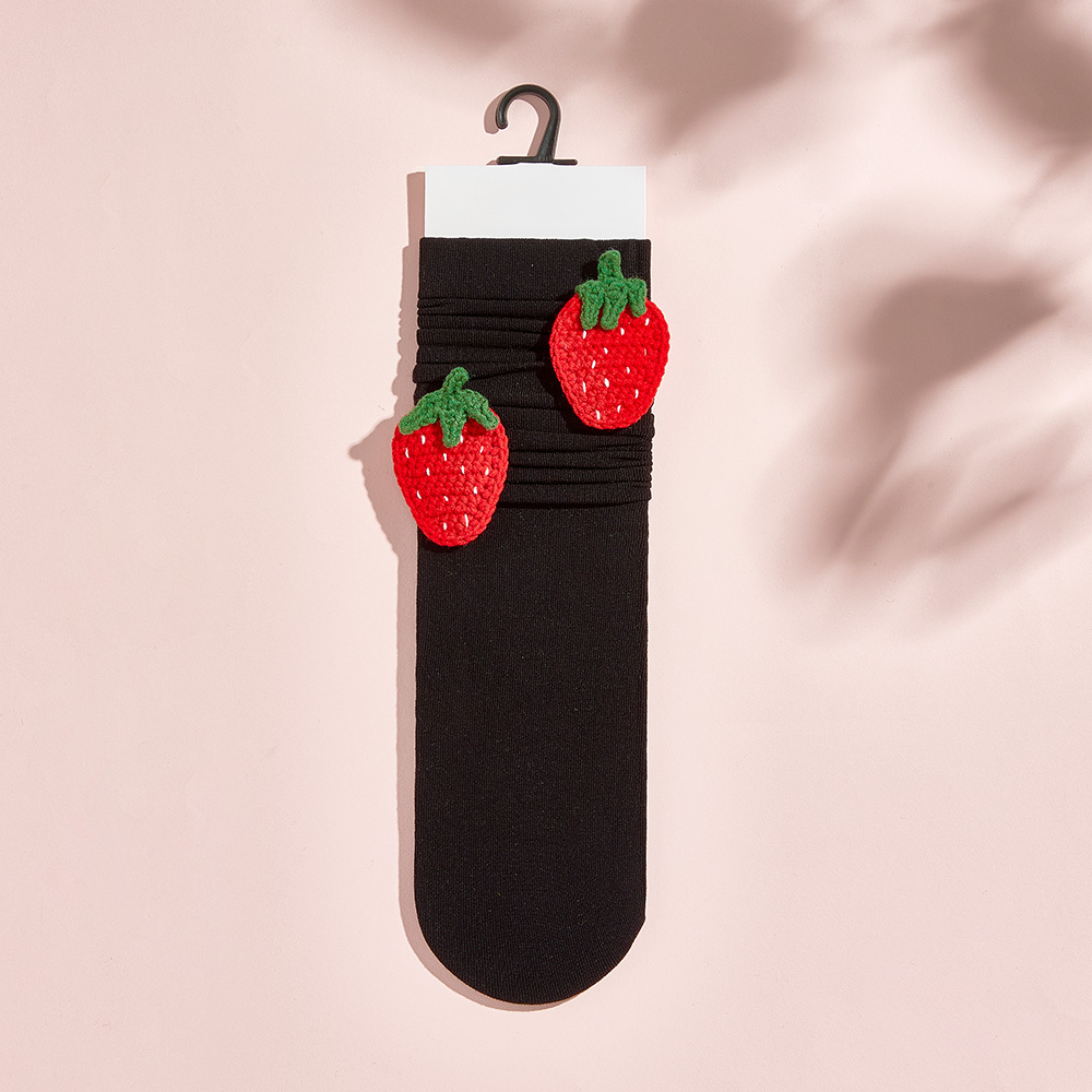 Calcetines De Punto Con Flores Y Frutas De Varios Estilos, Calcetines Coloridos - miscalcetinescaramx