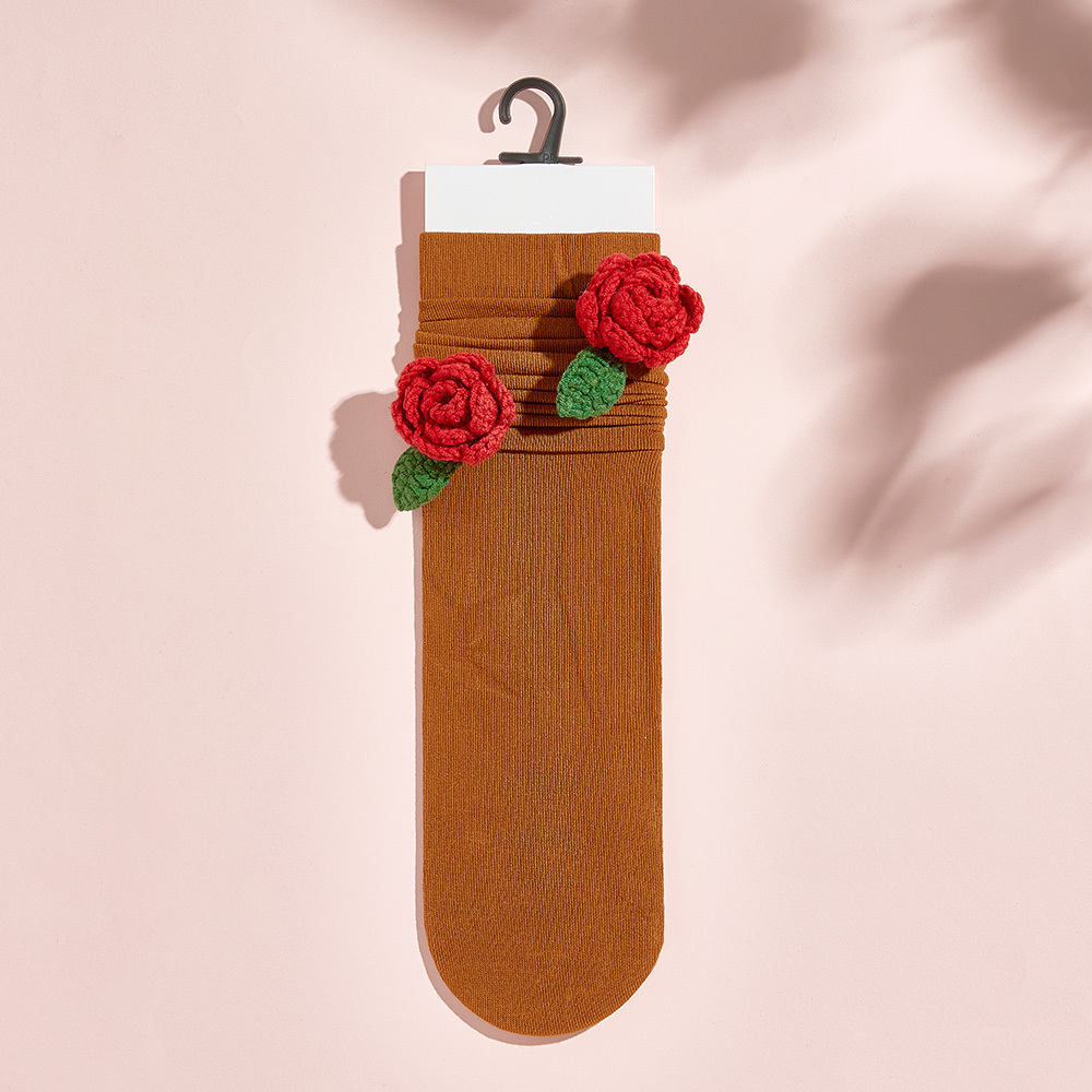 Calcetines De Punto Con Flores Y Frutas De Varios Estilos, Calcetines Coloridos - miscalcetinescaramx