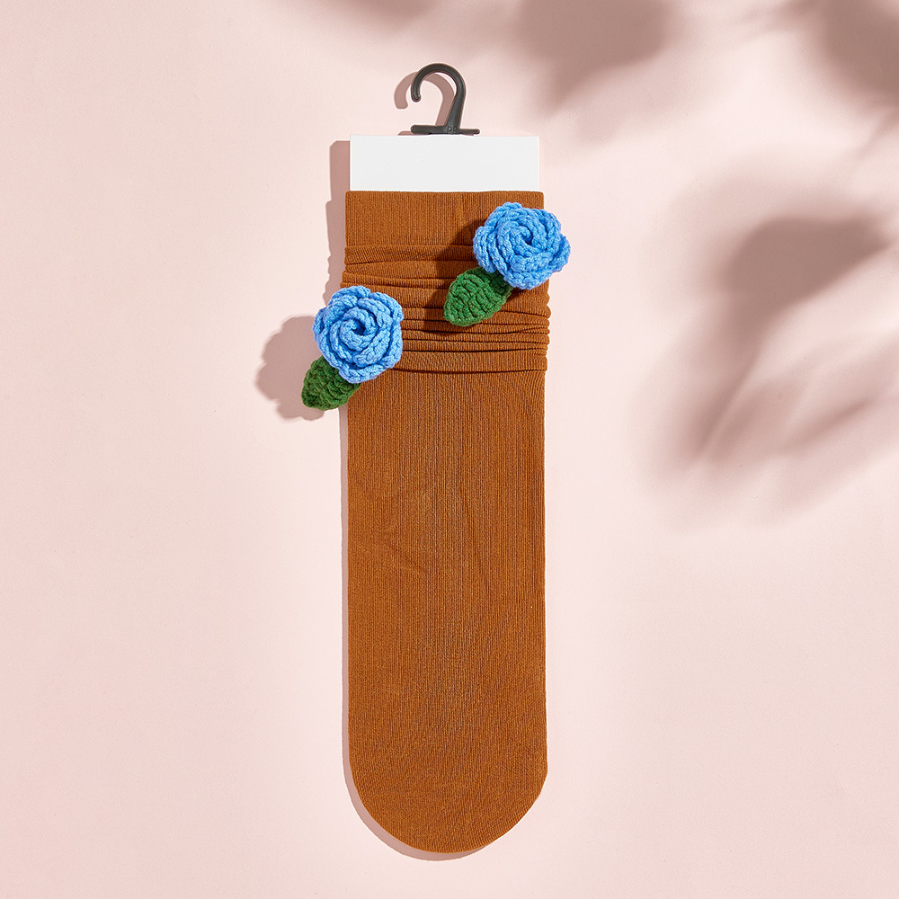 Calcetines De Punto Con Flores Y Frutas De Varios Estilos, Calcetines Coloridos - miscalcetinescaramx
