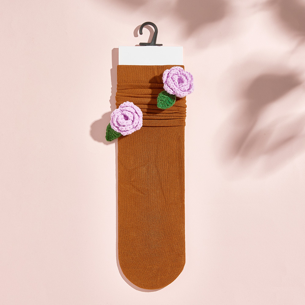 Calcetines De Punto Con Flores Y Frutas De Varios Estilos, Calcetines Coloridos - miscalcetinescaramx