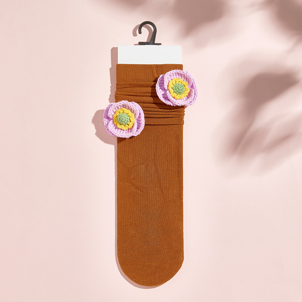 Calcetines De Punto Con Flores Y Frutas De Varios Estilos, Calcetines Coloridos - miscalcetinescaramx