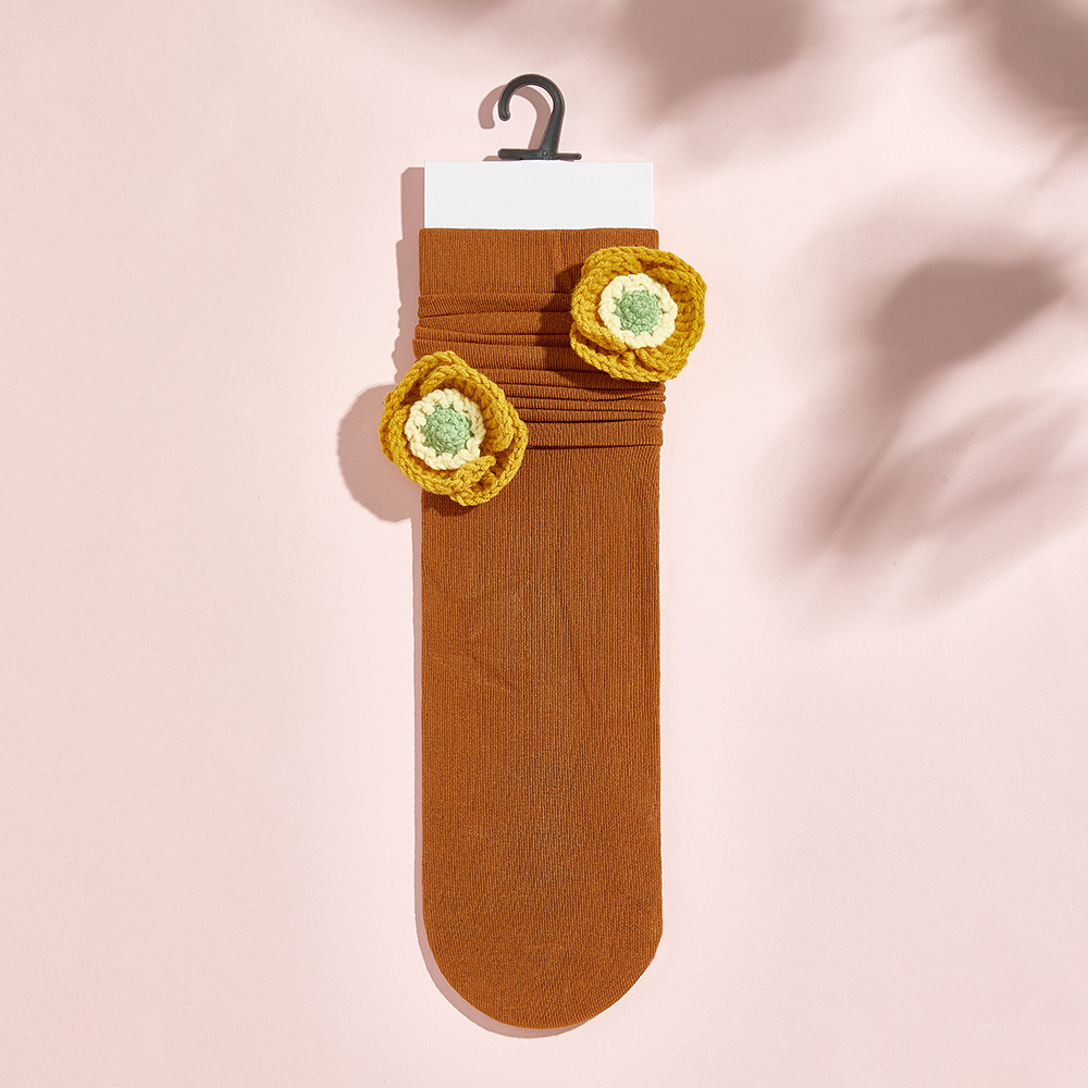 Calcetines De Punto Con Flores Y Frutas De Varios Estilos, Calcetines Coloridos - miscalcetinescaramx