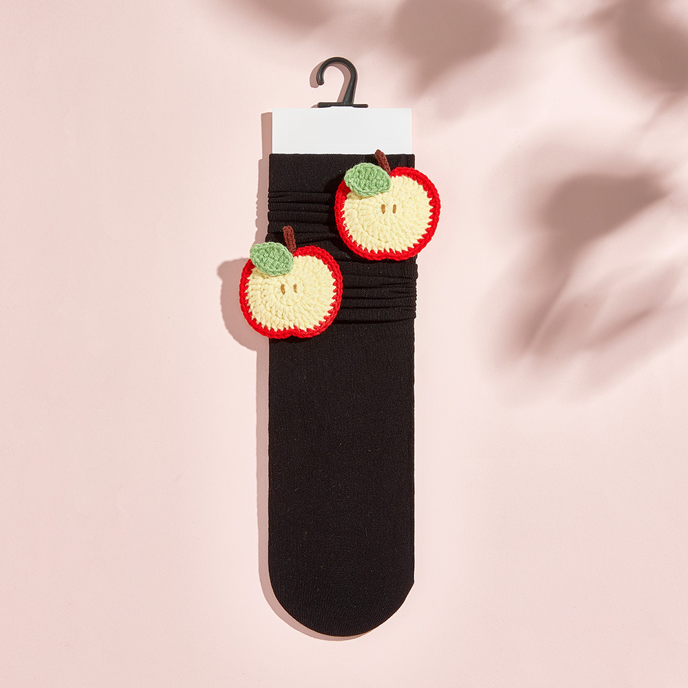 Calcetines De Punto Con Flores Y Frutas De Varios Estilos, Calcetines Coloridos - miscalcetinescaramx