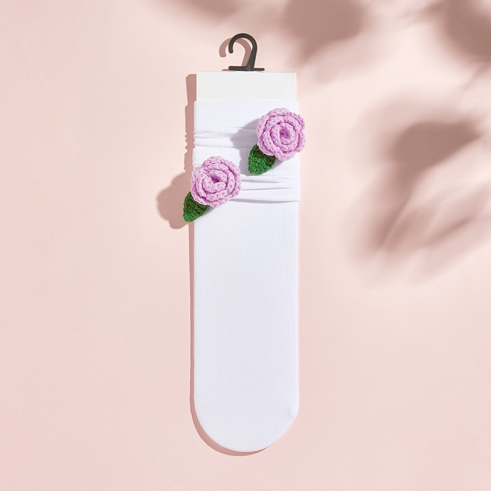 Calcetines De Punto Con Flores Y Frutas De Varios Estilos, Calcetines Coloridos - miscalcetinescaramx