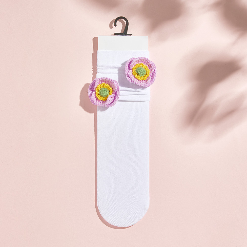 Calcetines De Punto Con Flores Y Frutas De Varios Estilos, Calcetines Coloridos - miscalcetinescaramx