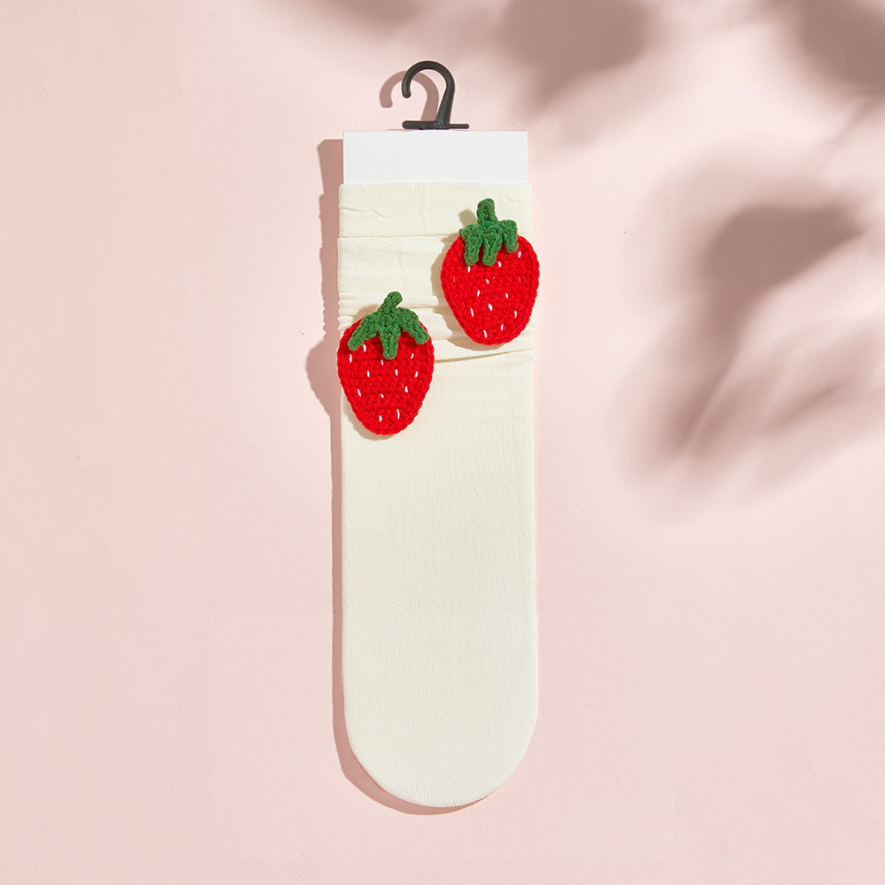 Calcetines De Punto Con Flores Y Frutas De Varios Estilos, Calcetines Coloridos - miscalcetinescaramx
