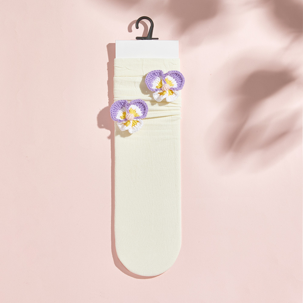 Calcetines De Punto Con Flores Y Frutas De Varios Estilos, Calcetines Coloridos - miscalcetinescaramx