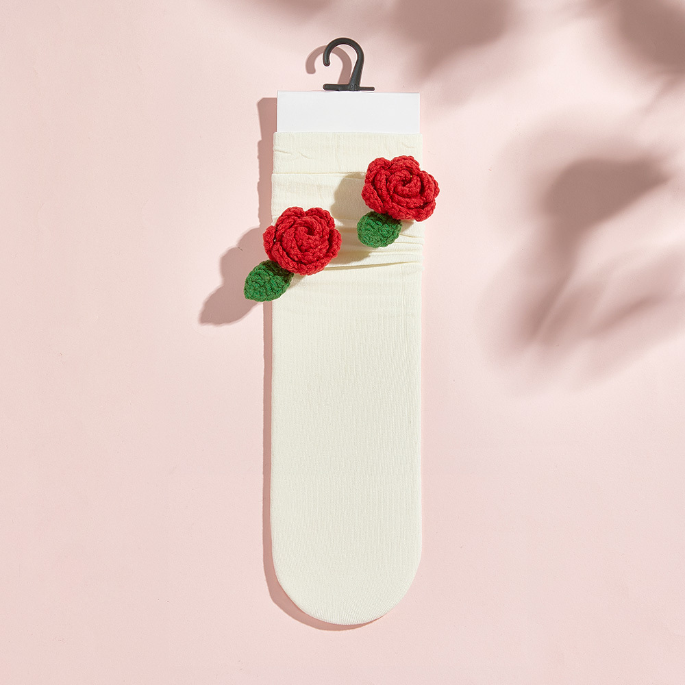 Calcetines De Punto Con Flores Y Frutas De Varios Estilos, Calcetines Coloridos - miscalcetinescaramx