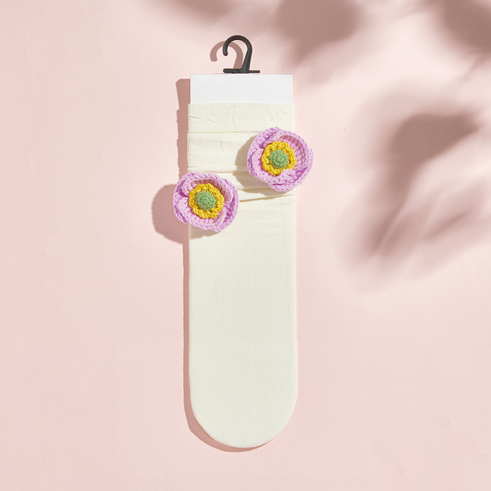 Calcetines De Punto Con Flores Y Frutas De Varios Estilos, Calcetines Coloridos - miscalcetinescaramx