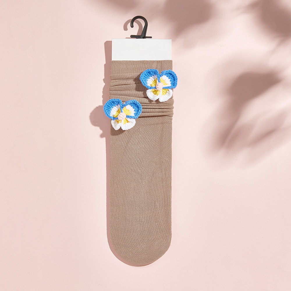 Calcetines De Punto Con Flores Y Frutas De Varios Estilos, Calcetines Coloridos - miscalcetinescaramx