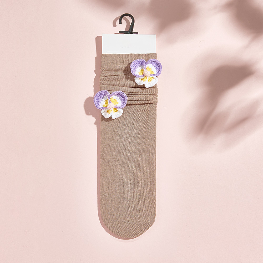 Calcetines De Punto Con Flores Y Frutas De Varios Estilos, Calcetines Coloridos - miscalcetinescaramx