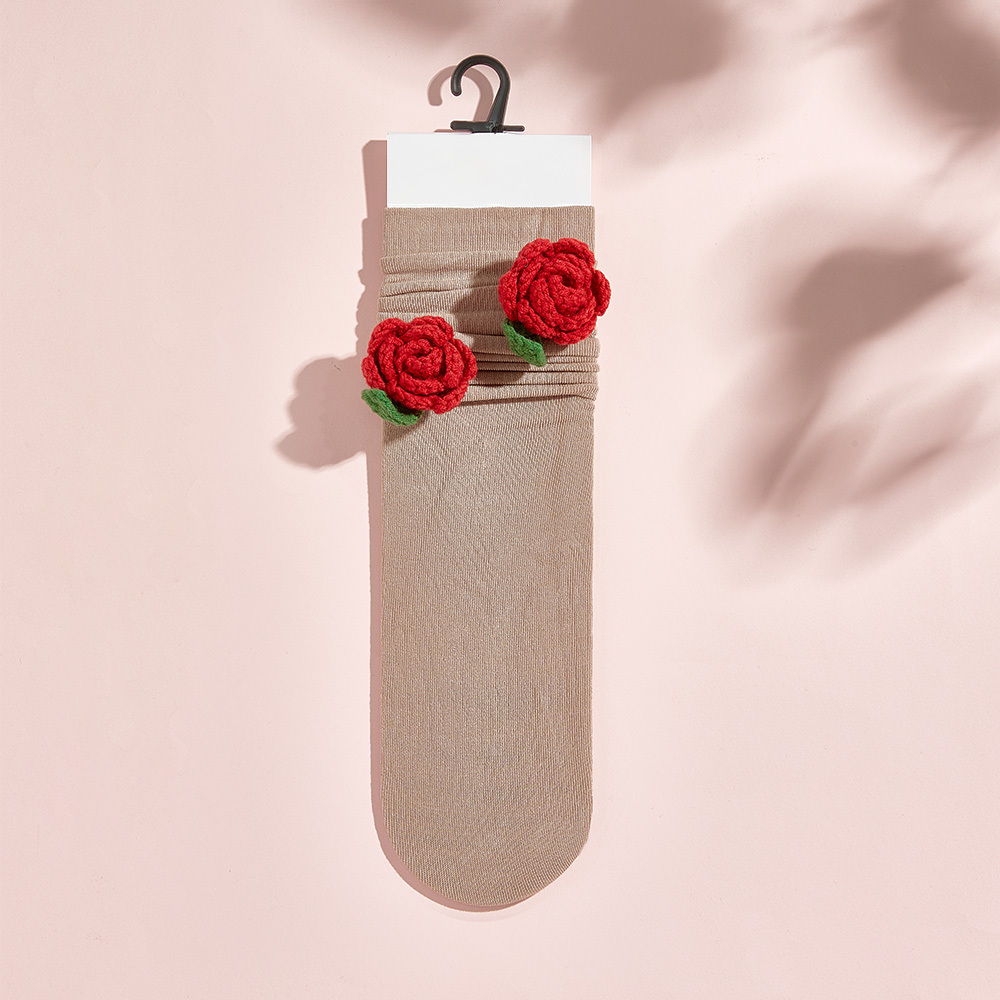 Calcetines De Punto Con Flores Y Frutas De Varios Estilos, Calcetines Coloridos - miscalcetinescaramx